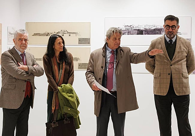 José María Ruiz Povedano, Mónica López, Salvador Moreno Peralta y José María Luna, en la presentación.